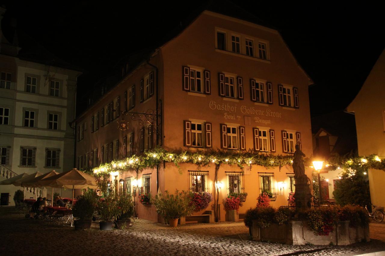 Gasthof & Hotel Goldene Krone Iphofen Bagian luar foto