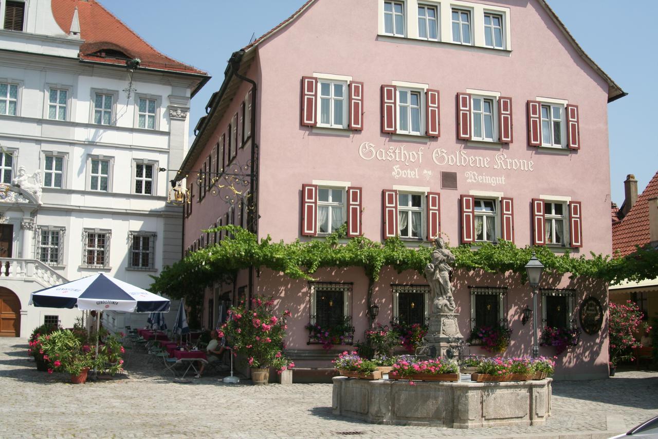 Gasthof & Hotel Goldene Krone Iphofen Bagian luar foto